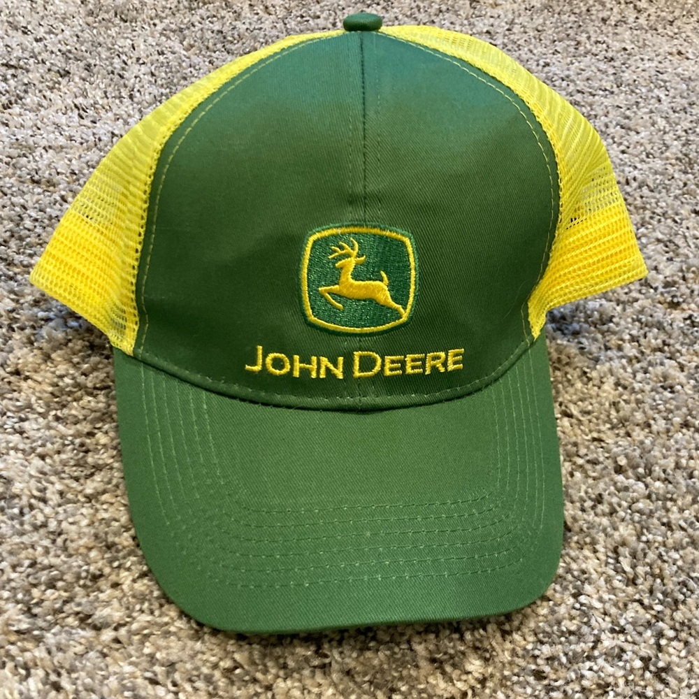John Deere mesh ball cap